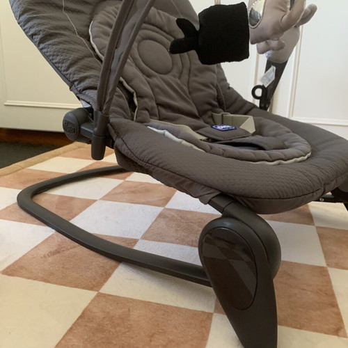 Chicco Hooplà baby rocker Moon Grey like new