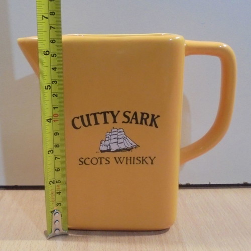 Cutty Sark Scots Whisky old promotional ceramic jug used
