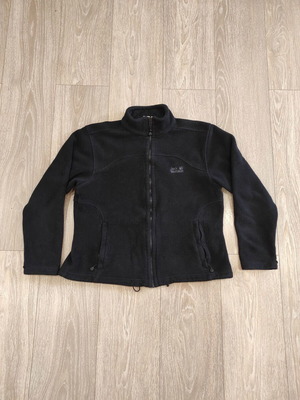 Jack Wolfskin women's fleece jacket XL black like new