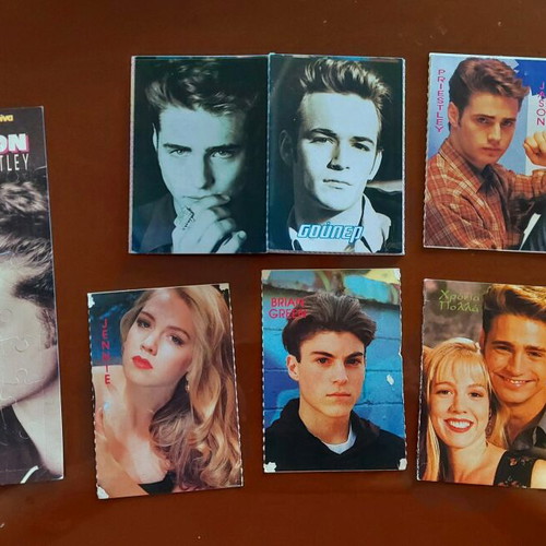 Beverly Hills 90210 Collection used, puzzle, cards, stand, agenda