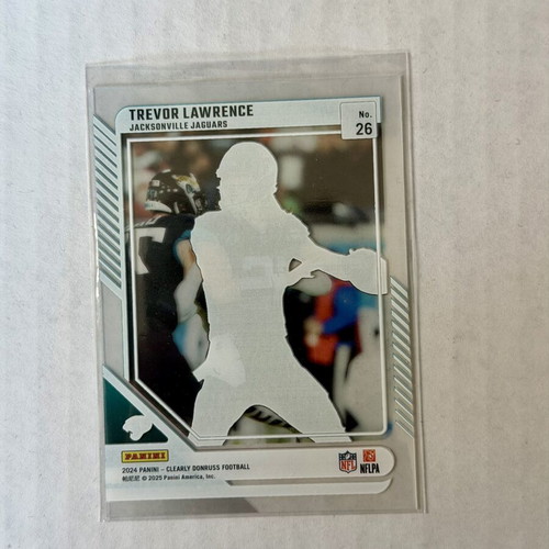 2024 Panini Clearly Donruss Optic Trevor Lawrence #26 Jaguars κάρτα καινούργια