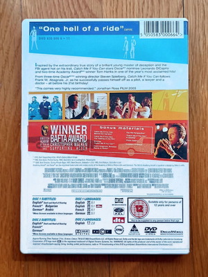 Catch me if you can (Η Πλεκτάνη) DVD μεταχειρισμένο, 2 δίσκοι, χωρίς ελληνικούς υπότιτλους