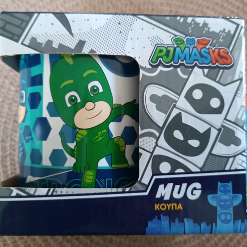 Ceramic unicorn mug set with saucer and spoon and PJ Masks mug new