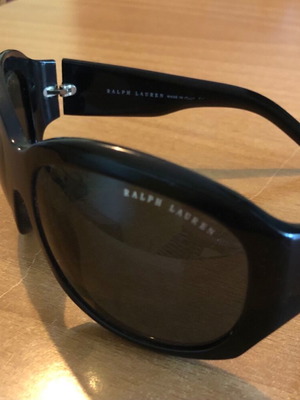Polo Ralph Lauren black horn-rimmed sunglasses used