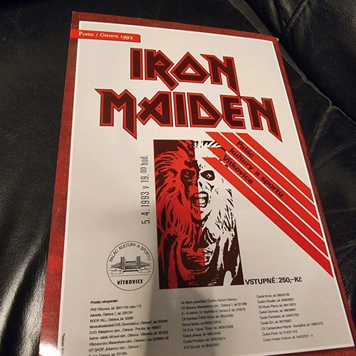Iron Maiden Ed Factor magazine like new