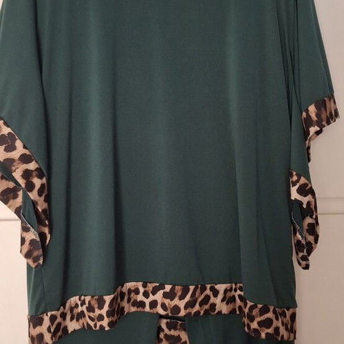 Set blouse and pants XL new, cypress green