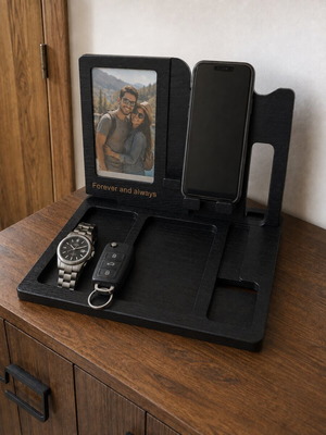 Nightstand organizer two pcs set new