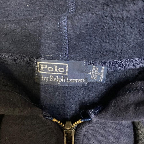 Ralph Lauren navy vest with big pony logo, size L