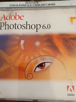 Adobe Photoshop 6 retro software, used, scratch-free