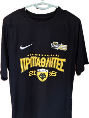 AEK Champions 2025-26 T-shirt new, authentic, size Medium