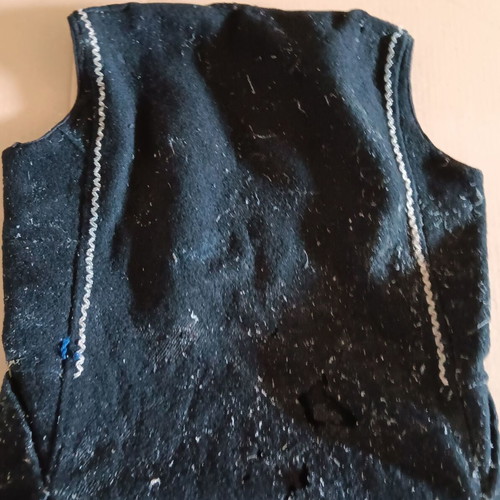 Collectible traditional wool dress of the era used