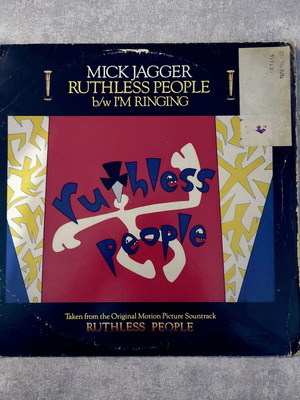Mick Jagger Ruthless People 12'' Vinyl Single used, rock
