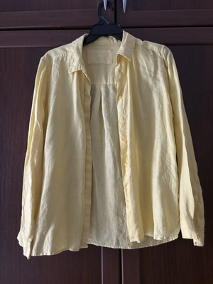 Yellow Marks & Spencer shirt like new, size L