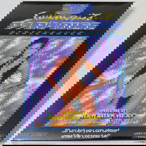 PC - 3D Swimsuit Paradise Screensaver Collection I,II,III (Big Box, Sealed) *Sector3*