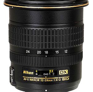 Nikon Crop Φωτογραφικός Φακός AF-S Nikkor DX Zoom 12-24mm f/4G ED Wide Angle Zoom για Nikon F Mount Black