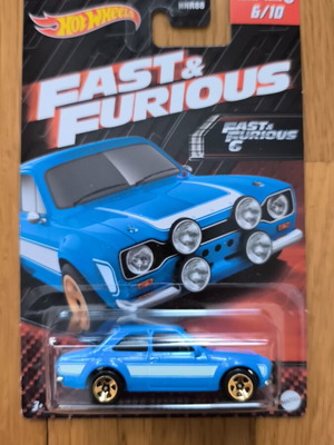 Hot Wheels 70 Ford Escort RS1600 καινούργιο Fast n Furious