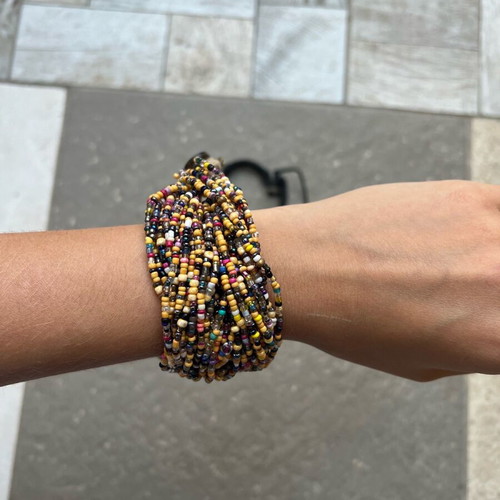 Bracelets set of 5 pieces with beads and designs