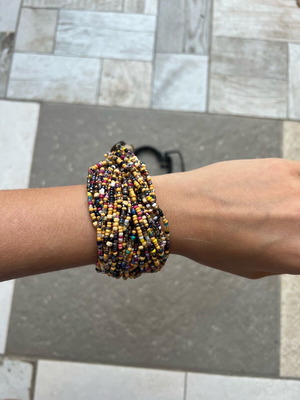 Bracelets set of 5 pieces with beads and designs