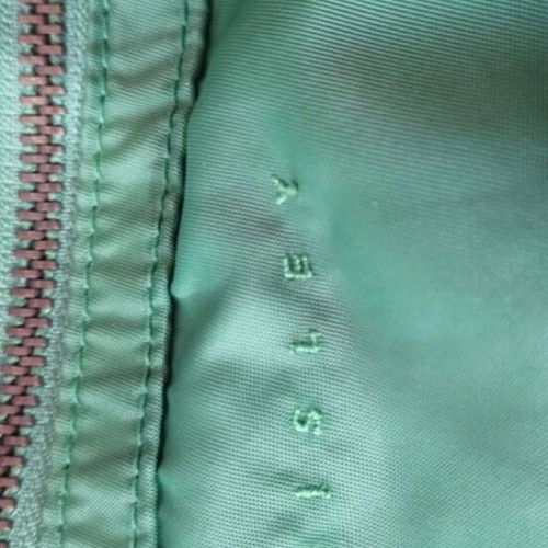 Sisley women's crossbody bag green like new