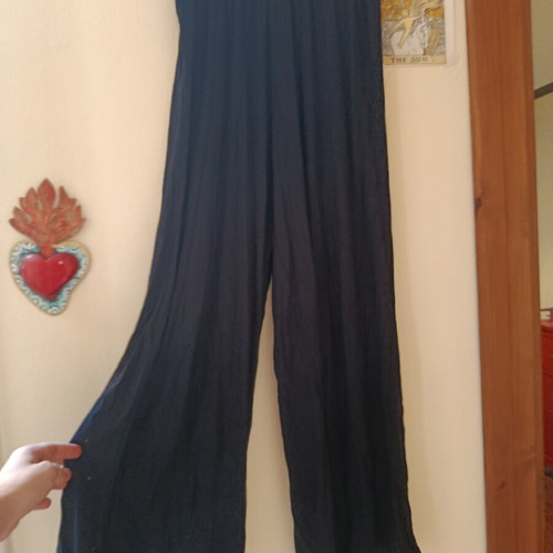 My Fashion Fruit elastic pants used, size M black