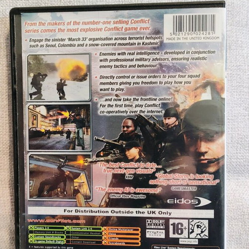 Conflict Global Storm Xbox used in excellent condition
