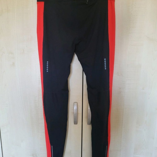 Nike dry-fit leggings, black and red, size Small