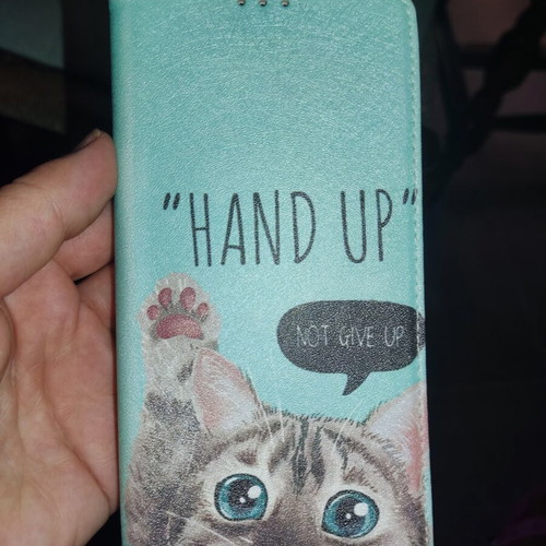 Poco X3 NFC Wallet Case like new with cat design