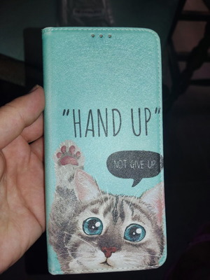 Poco X3 NFC Wallet Case like new with cat design