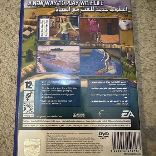The SIMS 2 for PS2 like new