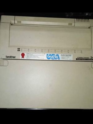 Brother electronic typewriter vintage with Latin characters