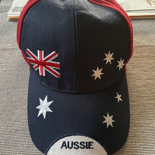 Baseball Cap Aussie with Australian Flag Embroidery, like new