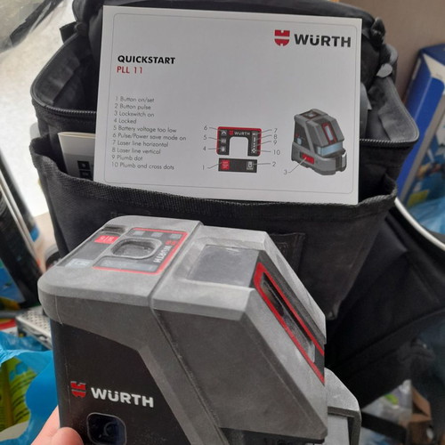 Wurth PLL 11 self-leveling laser point level used