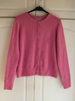 H&M pink cardigan new, size M