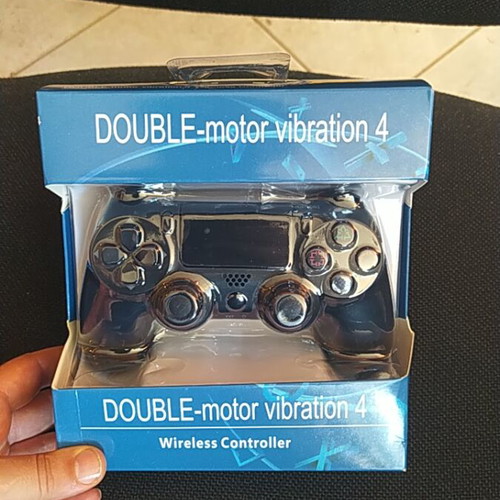 Doubleshock ασύρματο gamepad για PS4 μαύρο, καινούργιο