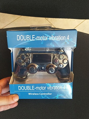 Doubleshock Wireless Gamepad for PS4 Black, new