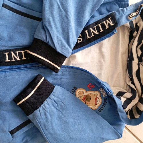 Polo tracksuit and orchestra sweatshirt set used for baby boy 12-18 months