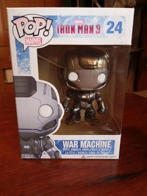 Funko Pop War Machine like new, Ironman 3 Japan edition