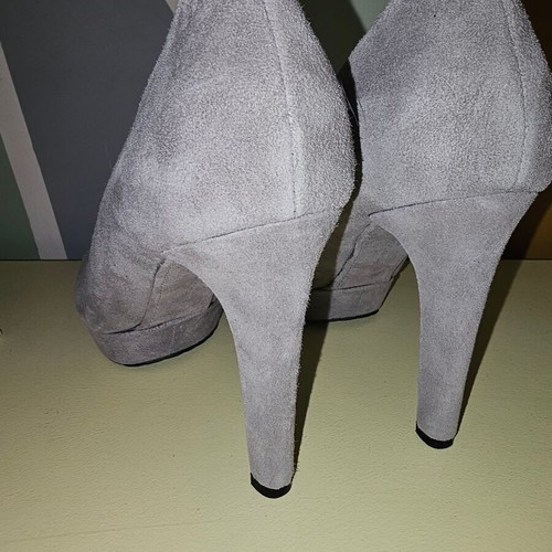 Adidas Rockport pumps new, grey suede, 10.5cm heel