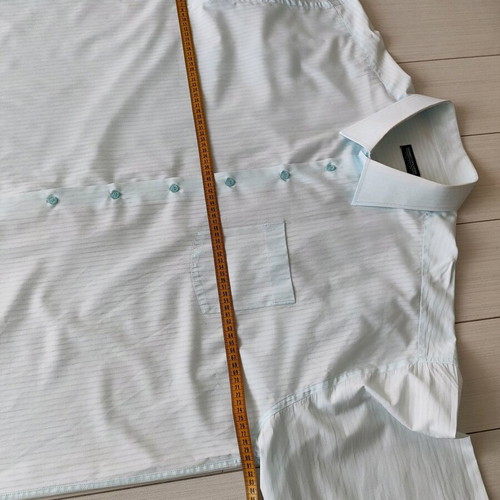 Vintage Uomo Corovesis men's shirt 6XL like new, turquoise