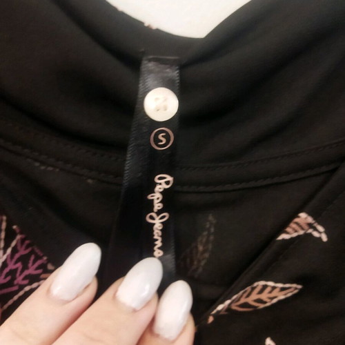 Pepe Jeans dress like new, black with belt and design