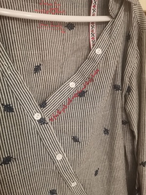 Striped shirt used, cotton, size M/L by Shop And Co