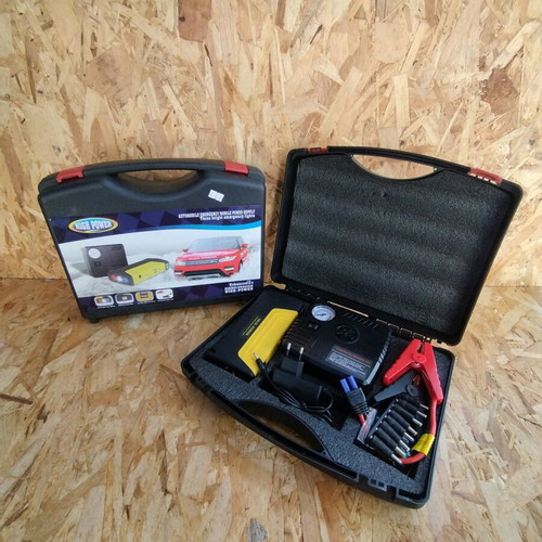 Car battery starter new with pump and connectors