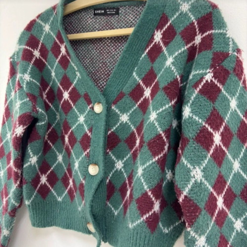 Shein cardigan like new, multicolor, size S