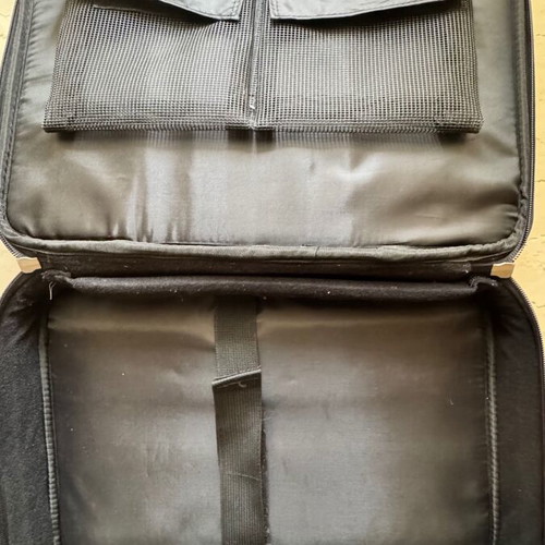 E-BOSS Laptop Bag 15.6” like new, black with orange details