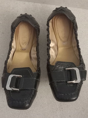 Tod's ballerinas size 37 used, black
