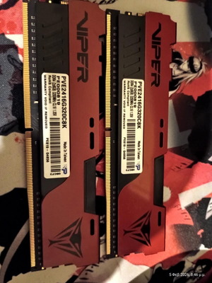 Patriot Viper Elite II DDR4 16GB RAM 3200Mhz like new