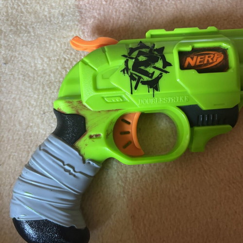 Nerf Zombie Strike Doublestrike μεταχειρισμένο όπλο βελών