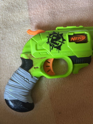 Nerf Zombie Strike Doublestrike μεταχειρισμένο όπλο βελών