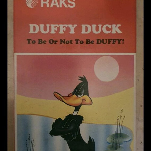 Duffy Duck video cassette used