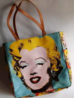 Andy Warhol bag used, hand-held, collectible Philip Treacy London